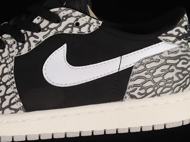 All categories Air Jordan Jordan series basketball shoes Air Jordan 1 Low Z version Air Jordan 1 Low OG "Black Cement" AJ1 Joe 1 black cement low-top cultural casual sneakers CZ0790-001